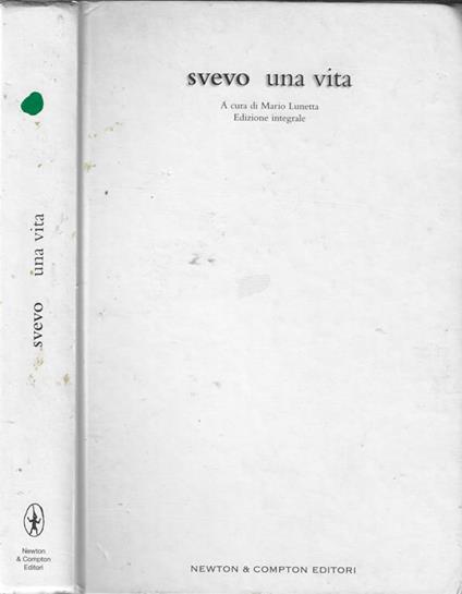 Svevo una vita - Mario Lunetta - copertina