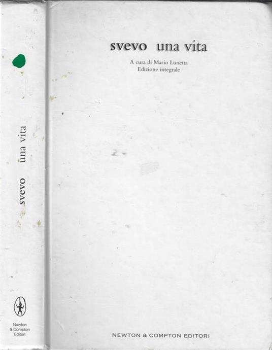 Svevo una vita - Mario Lunetta - copertina