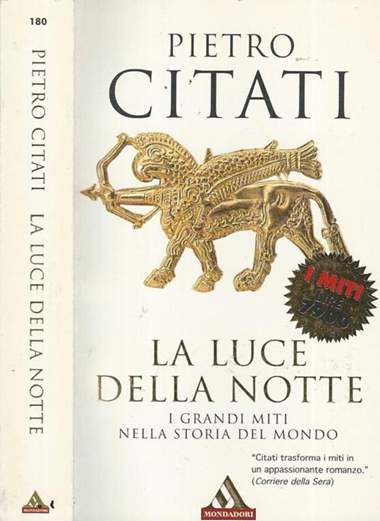 La luce della notte - Pietro Citati - copertina