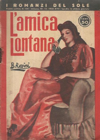 L' amica lontana - B. Rossini - copertina