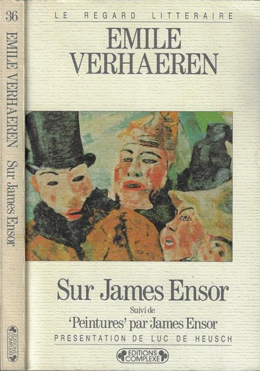 Sur James Ensor - Emile Verhaeren - copertina