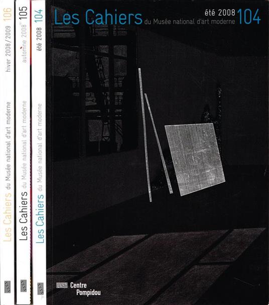 Les cahiers. du Musée National d'Art Moderne - 2008 - copertina