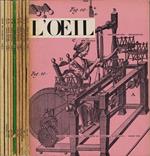 L' Oeil. Revue d'Art mensuelle - Année 1959