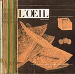 L' Oeil. Revue d'Art mensuelle - Année 1957