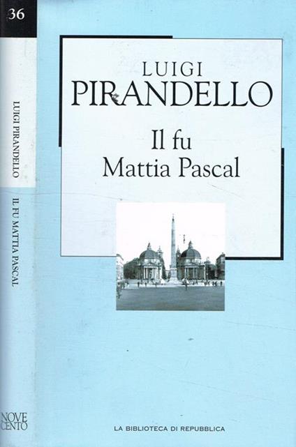 IL Fu Mattia Pascal - Luigi Pirandello - copertina