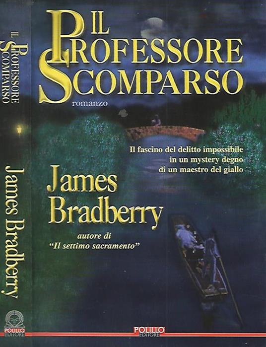 Il professore scomparso - James Bradberry - copertina