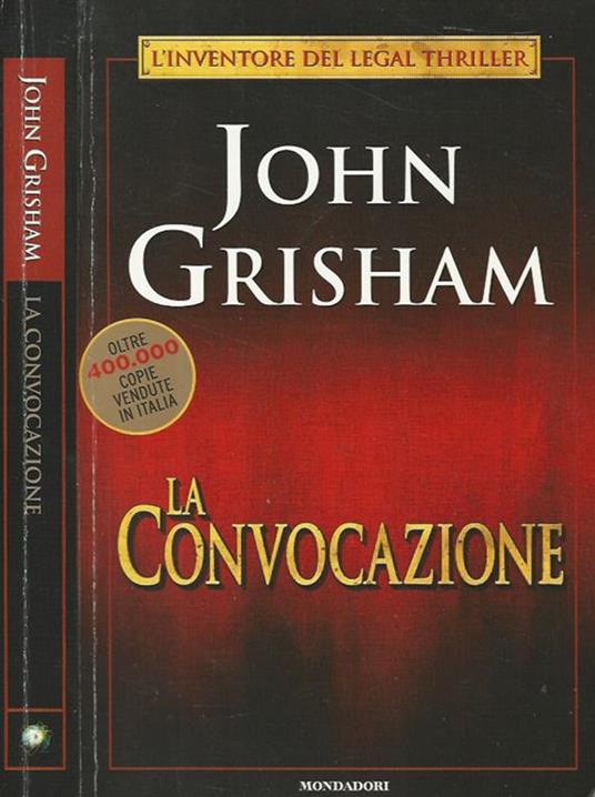 La convocazione - John Grisham - copertina