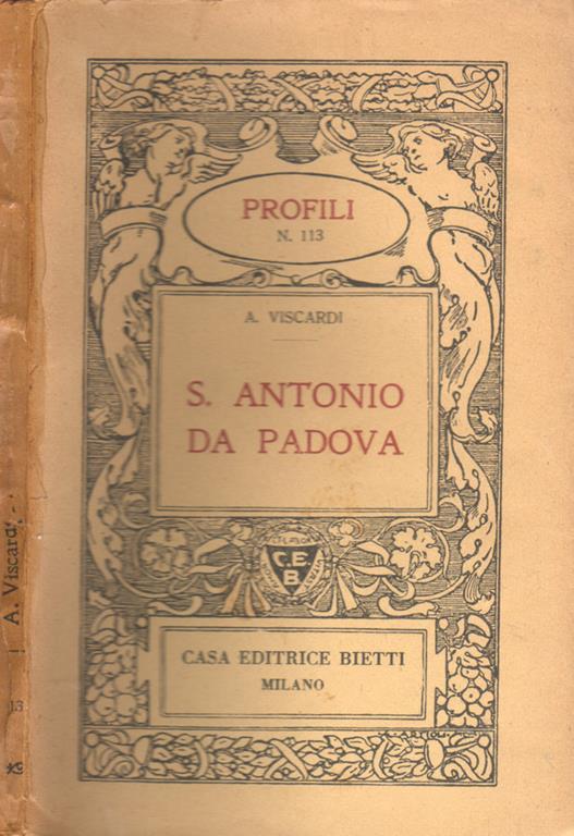 S. Antonio da Padova - A. Viscardi - copertina