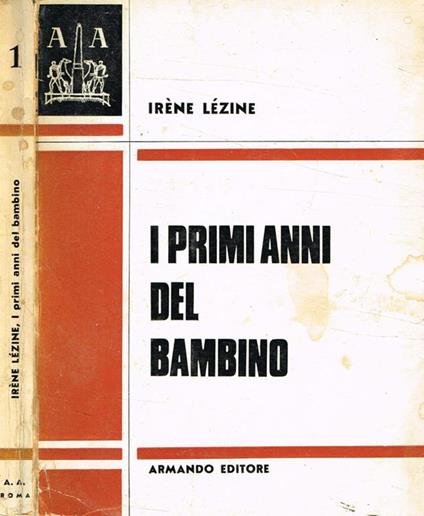 I primi anni del bambino - Irene Lezine - copertina