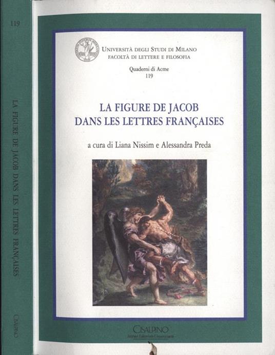 La figure de Jacob dans les lettres francaises - copertina