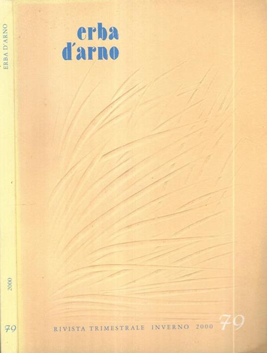 Erba d'arno numero 79. Inverno 2001 - copertina