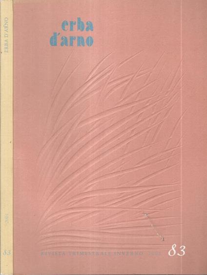 Erba d'arno numero 83. Inverno 2001 - copertina