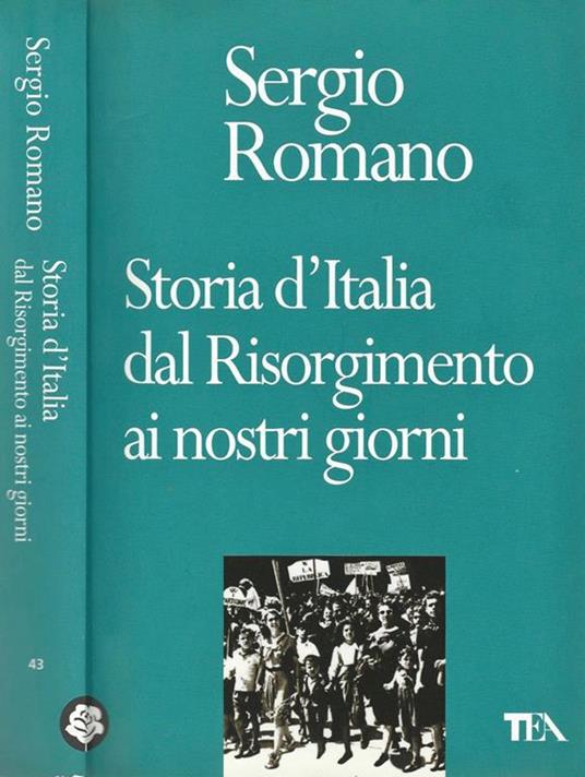 Storia d' Italia dal Risorgimento ai nostri giorni - Sergio Romano - copertina