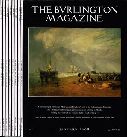 The Burlington Magazine. Vol. CL - 2008 - copertina