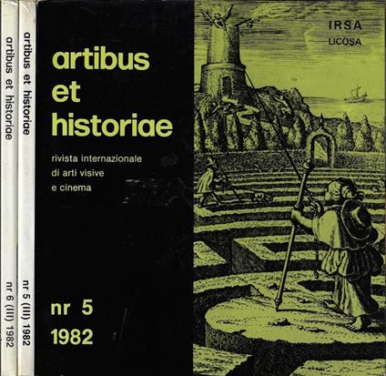 Artibus et historiae Anno 1982 N° 5, 6. Rivista internazionale di arti visive e cinema - Giovanni Gentile - copertina