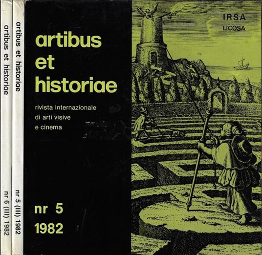 Artibus et historiae Anno 1982 N° 5, 6. Rivista internazionale di arti visive e cinema - Giovanni Gentile - copertina