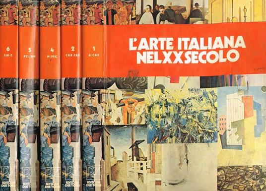 L' arte italiana nel XX secolo n.1, 2, 4, 5 e 6 - copertina