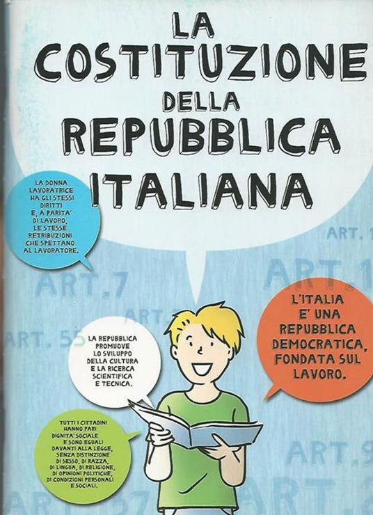 La Costituzione della Repubblica Italiana - Assemblea Costituente - copertina