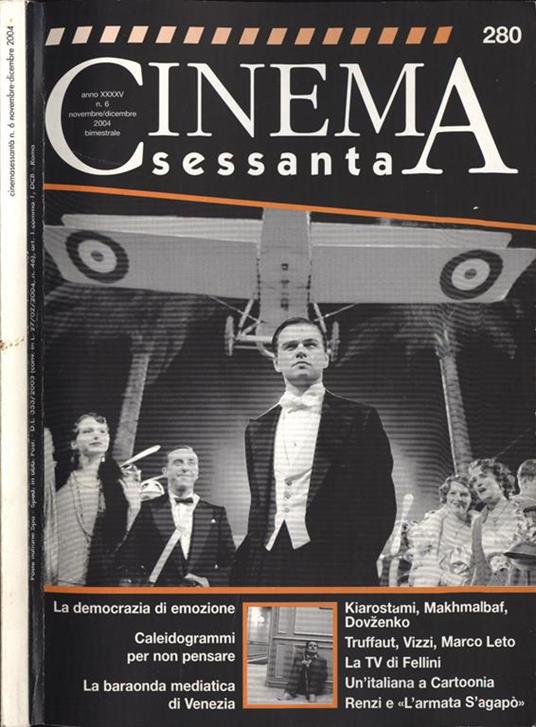 Cinema sessanta Anno XXXXV n. 6 novembre - dicembe 2004 - copertina