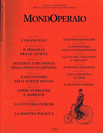MondOperaio N. 1 Gennaio-Febbraio 2005 - copertina