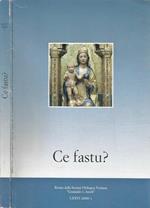 Ce fastu ? Vol. 1. Rivista Semestrale della Società Filologica Friulana