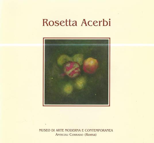 Rosetta Acerbi - copertina