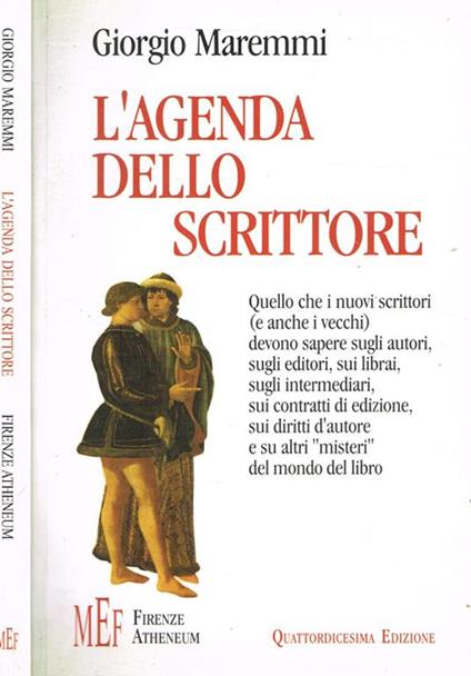 L' Agenda Dello Scrittore - Giorgio Maremmi - copertina