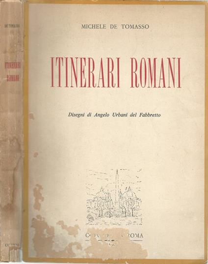 Itinerari romani - Michele De Tomasso - copertina