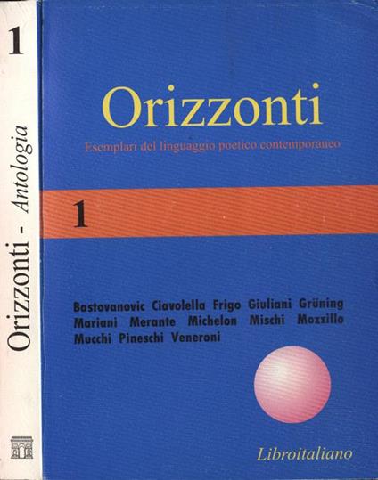 Orizzonti n. 1. Antologia - copertina