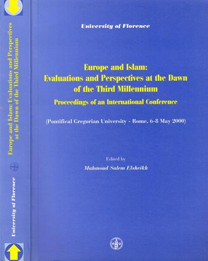 Europe And Islam: Evaluations And Perspectives At The Dawn Of The Third Millenium. Proceedings Of An International Conference. Pontifical Gregorian University Rome 6-8 May 2000 - Mahmoud Salem Elsheikh - copertina