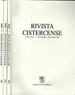 Rivista Cistercense N.1-2-3 Anno Xvii Del 2000. Periodico Quadrimestrale Di Letteratura,Storia,Arte,Liturgia,Spiritualita',Cultura E Vita Monastica Di: Sante