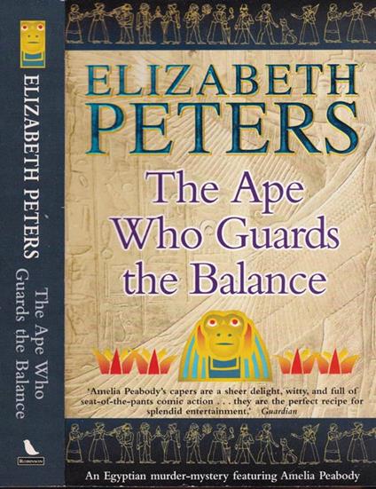 The ape who guards the balance - Elizabeth Peters - copertina