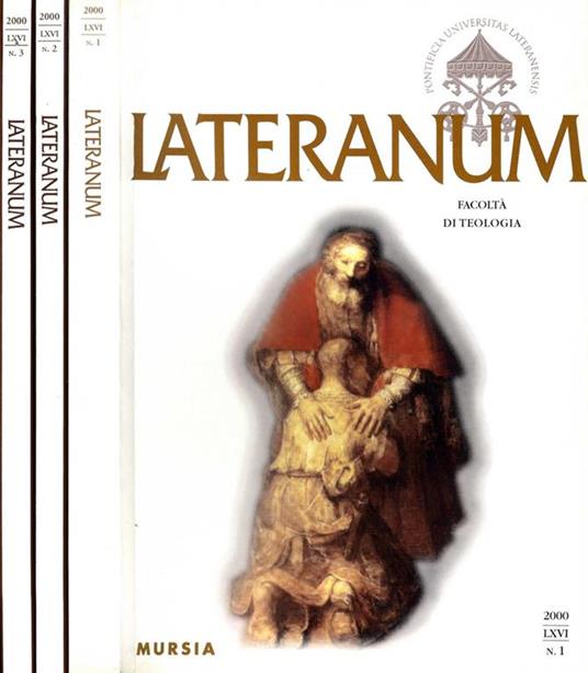 Lateranum N.I Ii Iii Del 2000. Facolta' Di Teologia - copertina