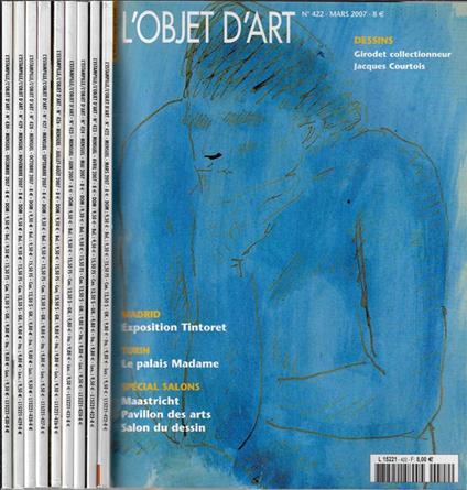 L' Estampille/L' Objet d'Art Anno 2007 N° 422, 423, 424, 425, 426, 427, 428, 429, 430 - Jeanne Faton-Boyance - copertina
