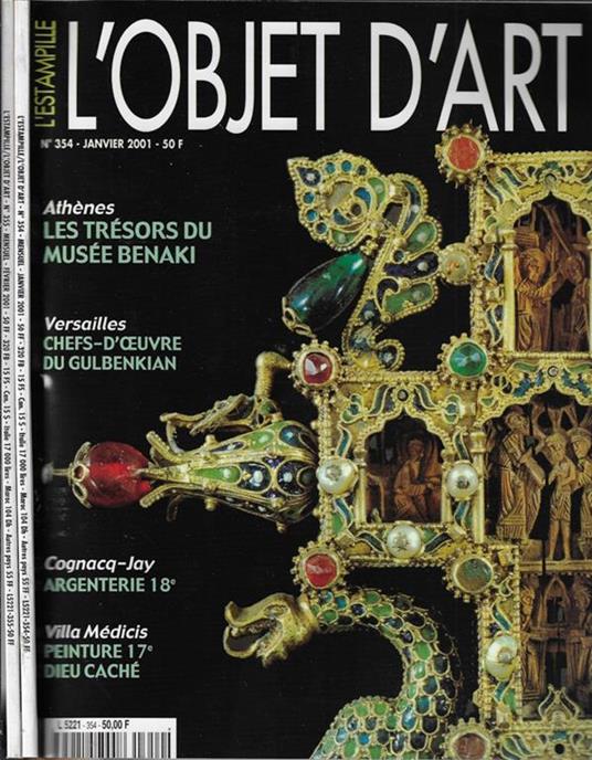 L' Estampille / L' Objet D'Art Anno 2001 N° 354, 355 - copertina
