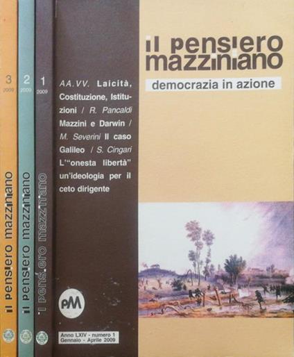 Il pensiero mazziniano. Democrazia in azione - copertina