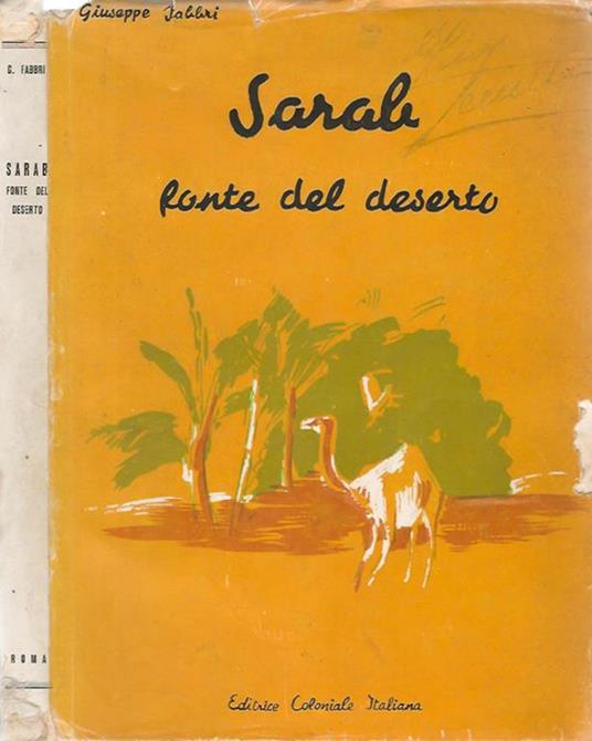 Sarab - Fonte del deserto - Giuseppe Fabbri - copertina