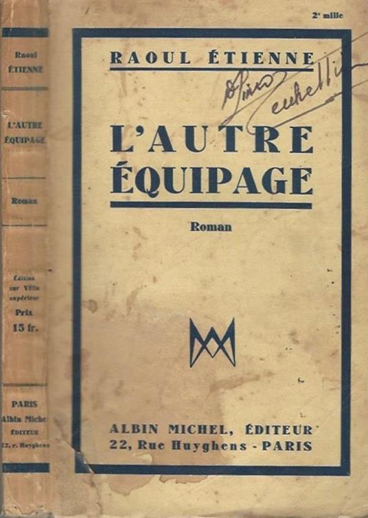 L' autre Equipage - Raoul Etienne - copertina