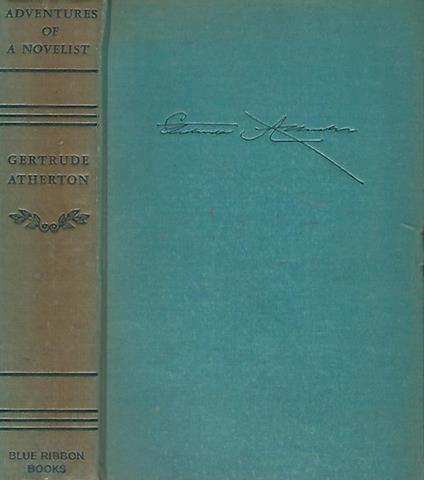 Adventures of a novelist - Gertrude Atherton - copertina