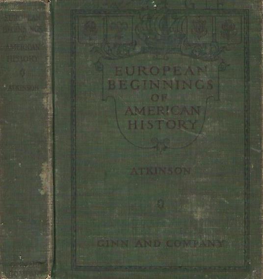 The European Beginnings of American History - copertina