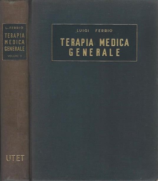 Terapia medica generale - Luigi Ferrio - copertina