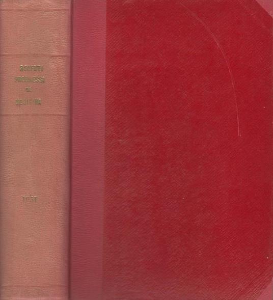 Recenti progressi in Medicina - Anno 1951 Volume X. Rassegna mensile di documentazione ed aggiornamento - copertina