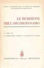 Le Iscrizioni Dell'Archiginnasio