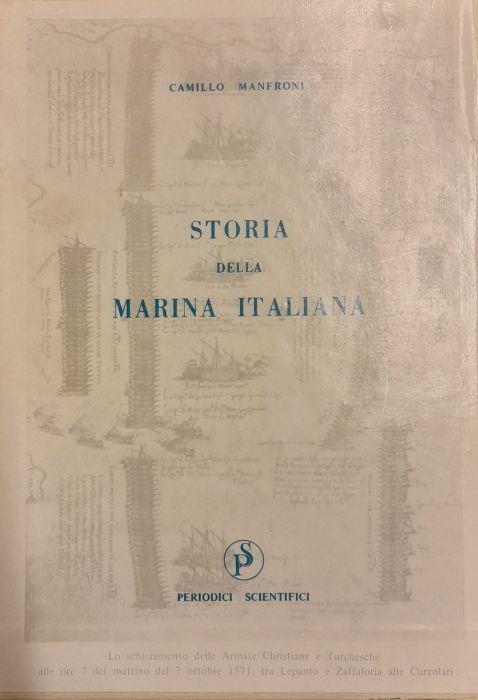 Storia Della Marina Italiana (3 Volumi) - Camillo Manfroni - copertina