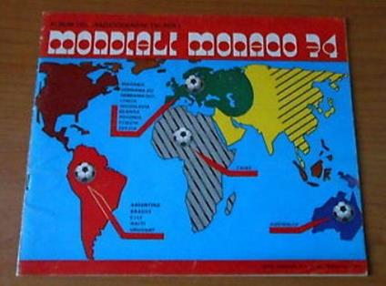 Album Del Radiocorriere Tv Per I Mondiali Monaco 74 - copertina