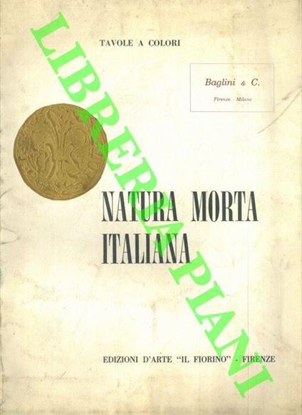 Natura morta italiana - copertina