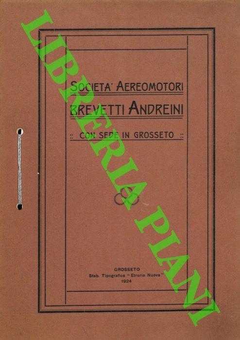 Motori a vento per sollevamento di acqua e per produzione di energia elettrica - copertina