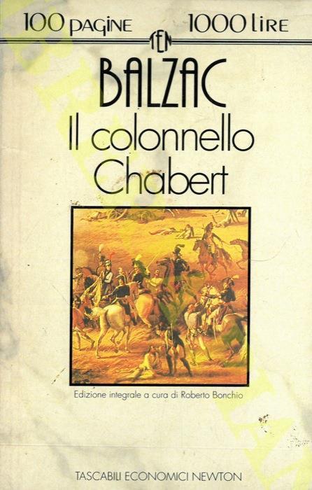 Il colonnello Chabert - Honoré de Balzac - copertina