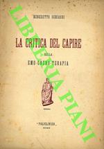 La critica del capire nella emo-creno-terapia quale cura di alcune forme di infiammazione