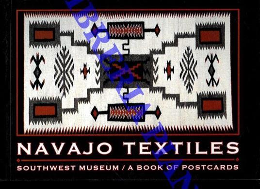 Navajo textiles. Southwest Museum - A Book of postcards - copertina